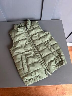 Cat & Jack Olive Puffer Vest - Kids